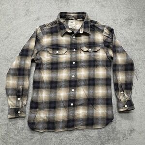 Levis‎ Jackson Worker Shirt Mens Small Plaid Flannel Relaxed Fit Casual Workwear
